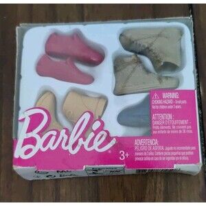 Barbie Fashion Ken Shoes Accessories Pack For 12" Men Dolls 4 Pair In Each Box